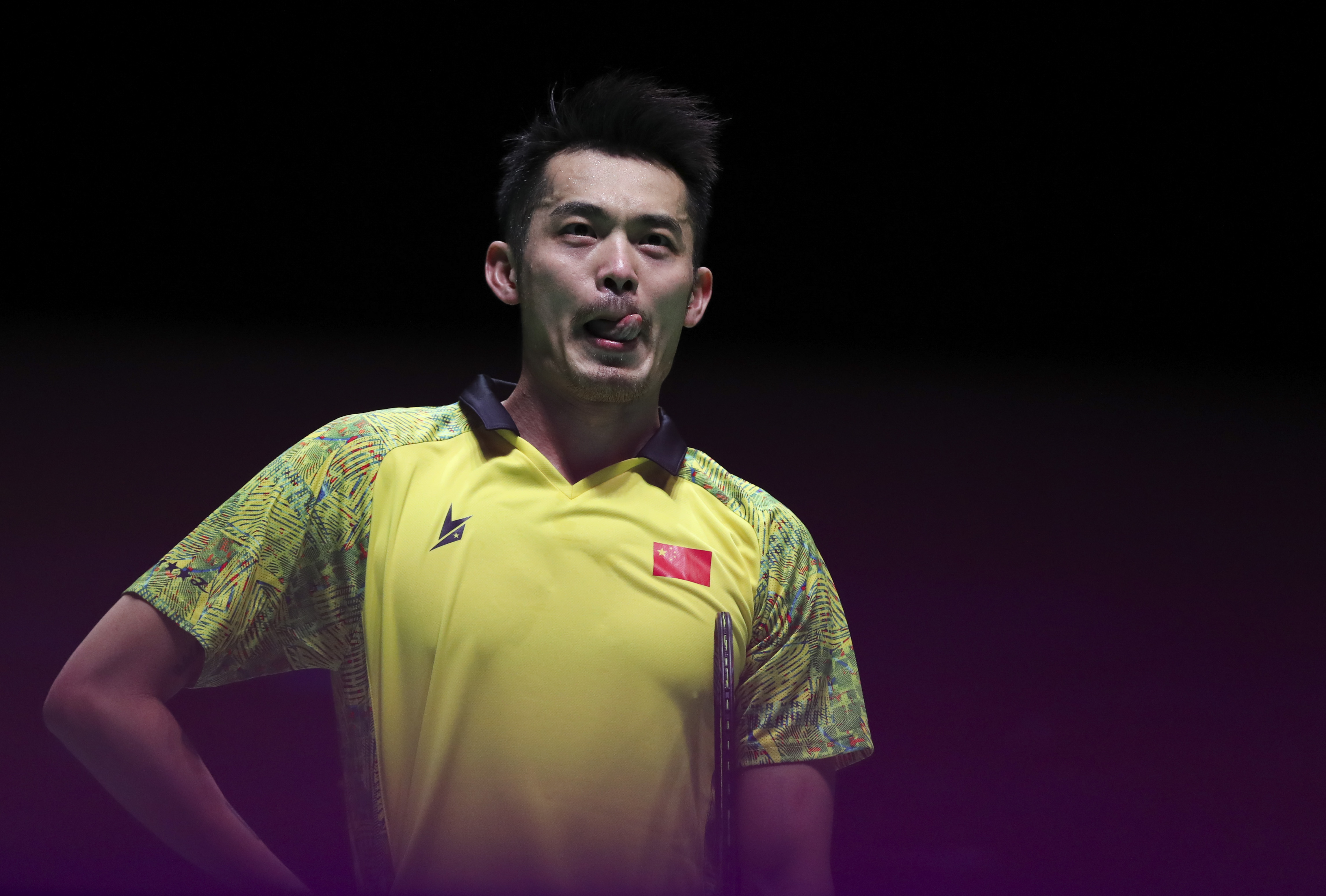 泰国羽毛球队鏖战马来西亚羽毛球队，林丹惊艳世界